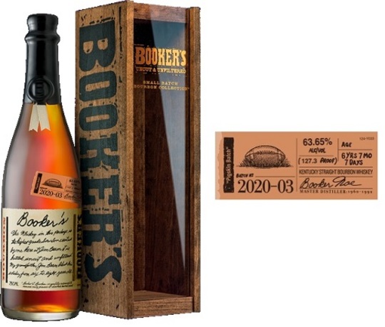 Bookers Small Batch Collection 2020 03 Pigskin Batch Kentucky Straight Bourbon Whiskey