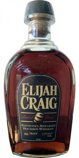 Elijah Craig Small Batch Barrel Proof Bourbon Older Style Bottling