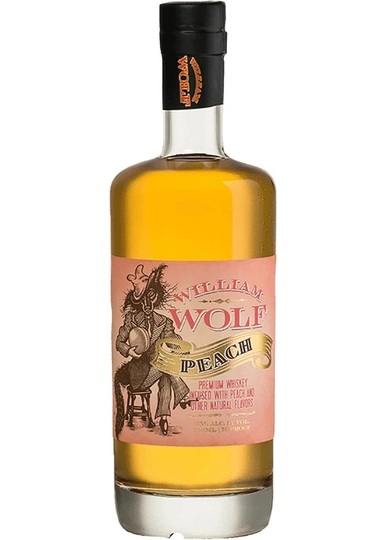 William Wolf Peach Flavoured Whiskey