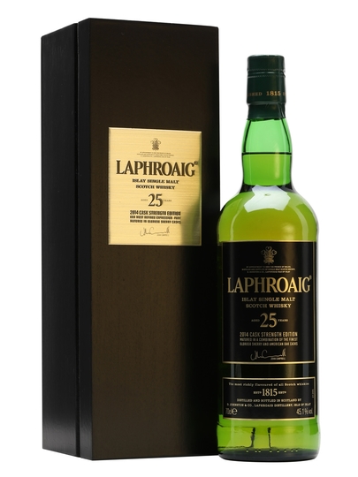 Laphroaig 25 Year Old Cask Strength Single Malt Scotch Whisky