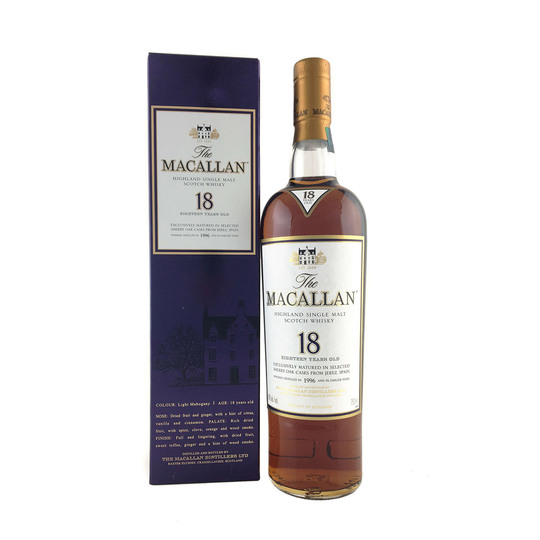 The Macallan 18 Year Old Sherry Oak Single Malt Scotch Whisky