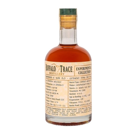 Buffalo Trace Experimental Collection 15 Year Standard Stave Dry Time Bourbon Whiskey