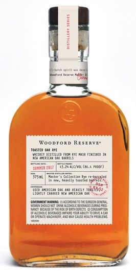 Woodford Reserve Toasted Oak Rye Whiskey