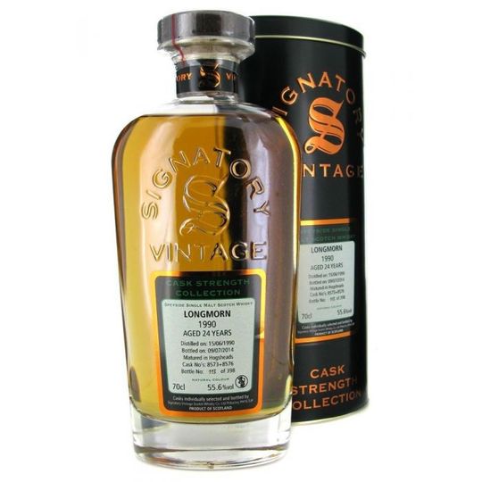 Signatory Vintage Cask Strength Collection Longmorn 24 Year Old Single Malt Scotch Whisky