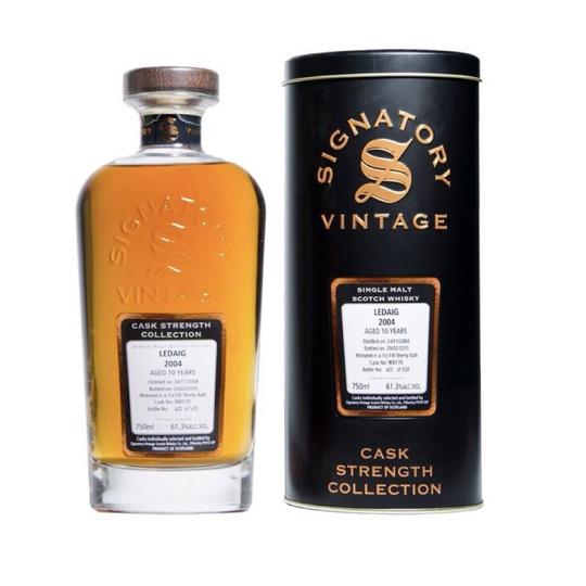 Signatory Vintage Cask Strength Collection Ledaig 10 Year Old Single Malt Scotch Whisky