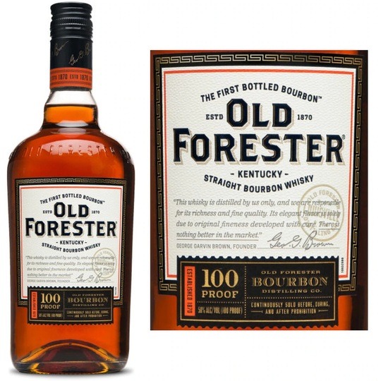 Old Forester 100 Proof Kentucky Straight Bourbon Whiskey