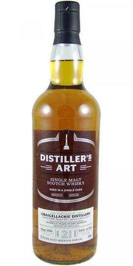 Distillers Art Craigellachie 21 Year Old Single Malt Scotch Whisky