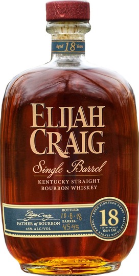 Elijah Craig 18 Year Old Single Barrel Bourbon