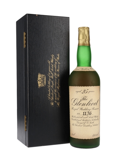 The Glenlivet Royal Wedding Reserve 25 Year Old Unblended All Malt Scotch Whisky