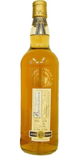 Duncan Taylor Rare Auld Bruichladdich 40 Year Old Single Malt Scotch Whisky