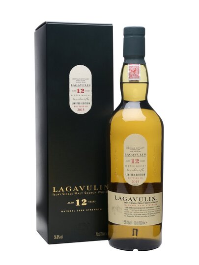 Lagavulin Natural Cask Strength 12 Year Old Single Malt Scotch Whisky