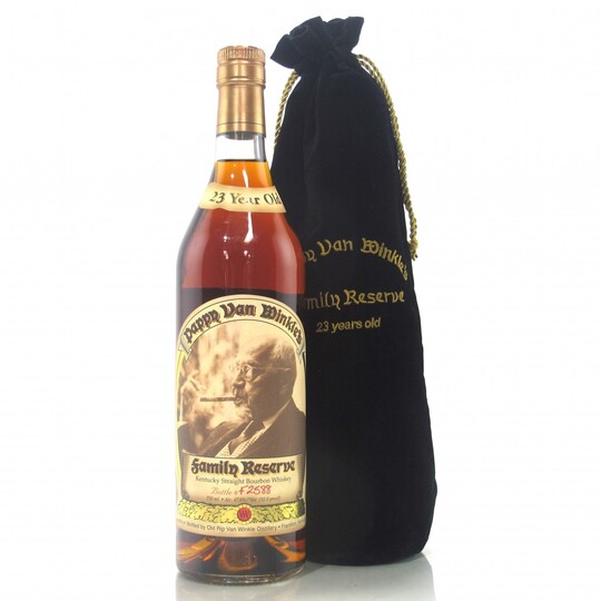 Old Rip Van Winkle Pappy Van Winkles 23 Year Old Family Reserve Bourbon