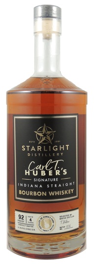 Starlight Distillery Single Barrel Straight Bourbon Whiskey