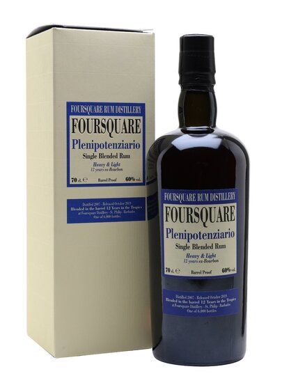 Foursquare Rum Distillery Plenipotenziario 12 Year Old Single Blended Rum