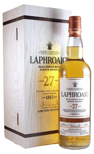 Laphroaig 27 Year Old Single Malt Scotch Whisky