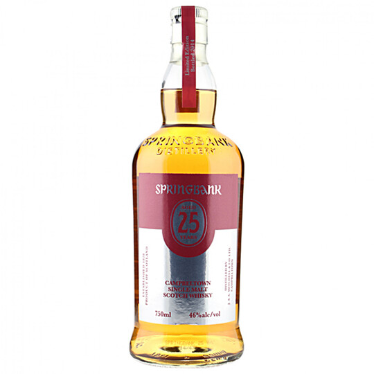 Springbank 25 Year Old Single Malt Scotch Whisky