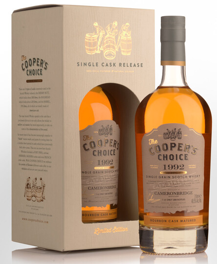 The Coopers Choice Cameronbridge 28 Year Old Single Grain Scotch Whisky
