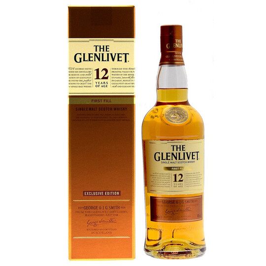 The Glenlivet First Fill 12 Year Old Single Malt Scotch Whisky