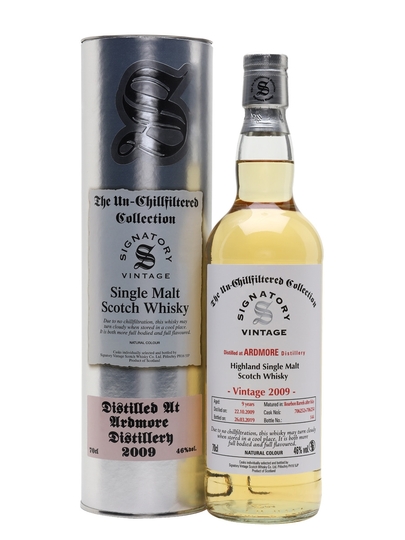 Signatory Vintage The Un Chillfiltered Collection Ardmore 9 Year Old Single Malt