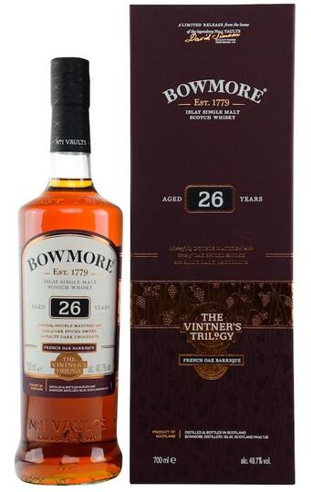 Bowmore Vintners Trilogy French Oak Barrique 26 Year Old Single Malt Scotch Whisky
