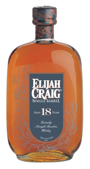 Elijah Craig 18 Year Old Single Barrel Bourbon Older Style Bottling