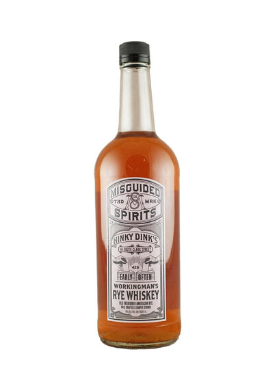 Misguided Spirits Hinky Dinks Workingmans Rye Whiskey