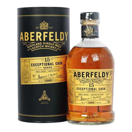 Aberfeldy Exceptional Cask Series 15 Year Old Single Malt Scotch Whisky