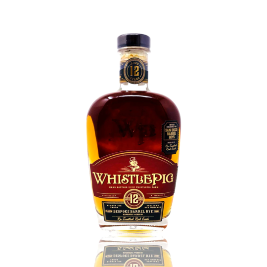 Whistlepig Farm Re Toasted Red Cask 12 Year Old Bespoke Barrel Rye Whiskey