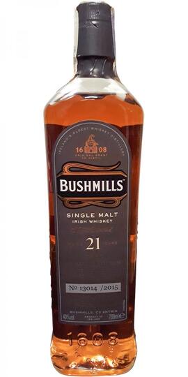 Bushmills 21 Year Old Single Malt Irish Whiskey