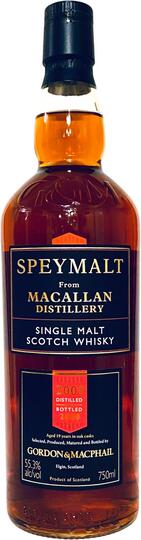 Gordon Macphail Speymalt From Macallan Single Malt Scotch Whisky