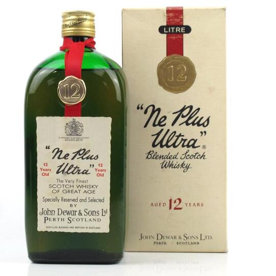 Dewars Ne Plus Ultra 12 Year Old Blended Scotch Whisky