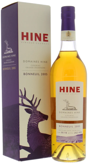 Hine Millesime Domaines Hine Bonneuil Grande Champagne Cognac