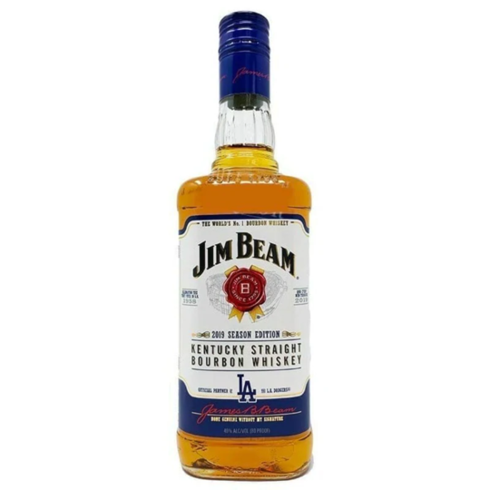 Jim Beam La Dodgers 2019 Season Edition Kentucky Straight Bourbon Whiskey