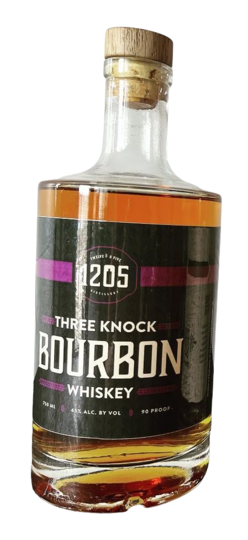1205 Distillery Three Knock Bourbon Whiskey