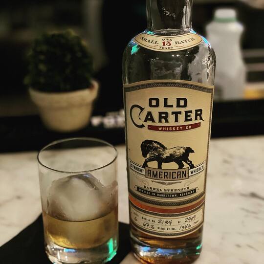 Old Carter 13 Year Old Single Barrel Strength Straight American Whiskey