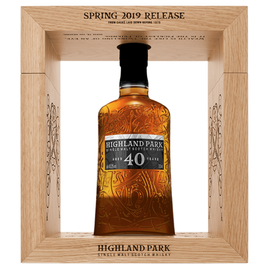 Highland Park 40 Year Old Single Malt Scotch Whisky Spring 2019 Release
