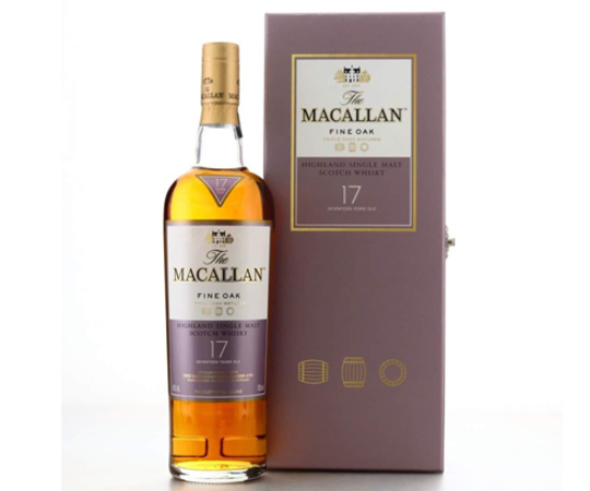 The Macallan Fine Oak 17 Year Old Single Malt Scotch Whisky Gift Box Edition