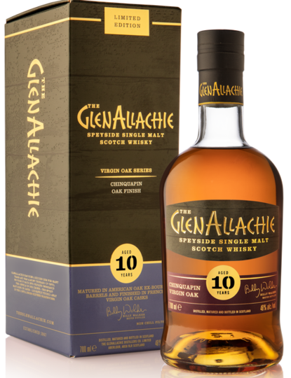 Glenallachie Chinquapin Virgin Oak Finish 10 Year Old Single Malt Scotch Whisky