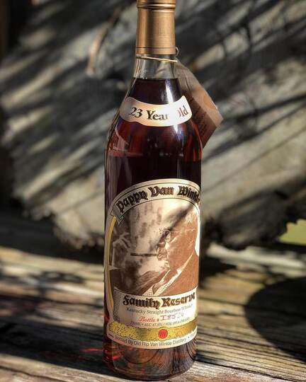 Old Rip Van Winkle Pappy Van Winkles 23 Year Old Family Reserve Bourbon