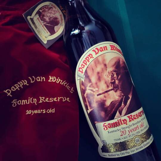 Old Rip Van Winkle Pappy Van Winkles 20 Year Old Family Reserve Bourbon