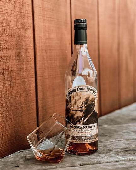 Old Rip Van Winkle Pappy Van Winkles 15 Year Old Family Reserve Bourbon