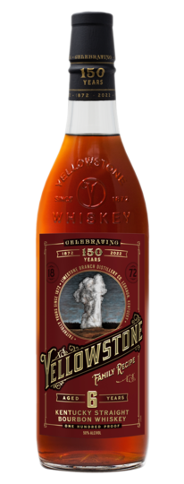 Yellowstone 6 Year Old Family Recipe Bourbon Whiskey
