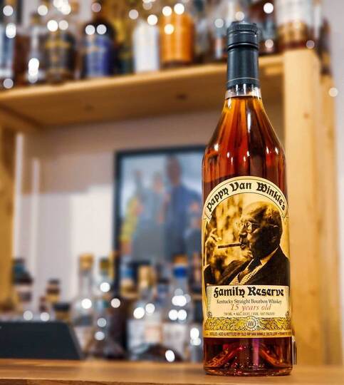 Old Rip Van Winkle Pappy Van Winkles 15 Year Old Family Reserve Bourbon