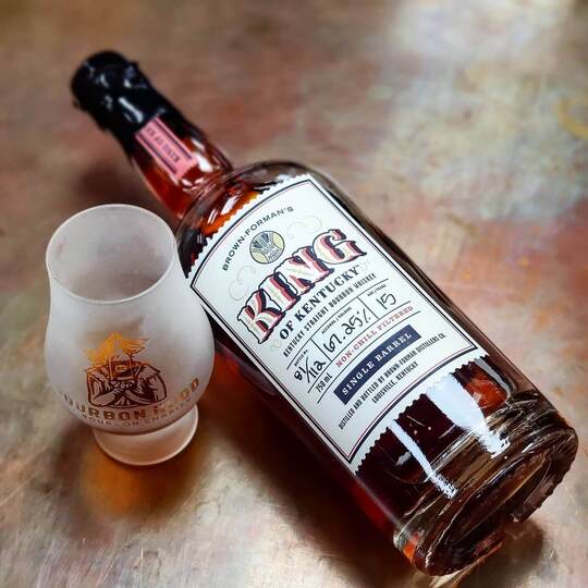 Brown Formans King Of Kentucky 2019 15 Year Old Single Barrel Bourbon