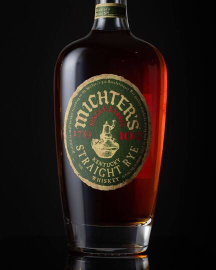 Michters 10 Year Old Single Barrel Straight Rye Whiskey