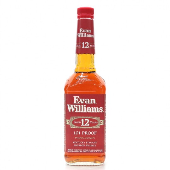 Evan Williams 12 Year Old 101 Proof Red Label Kentucky Straight Bourbon Whiskey