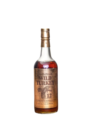 Wild Turkey Cheesy Limited Edition Gold Foil 12 Year Old Bourbon No Box