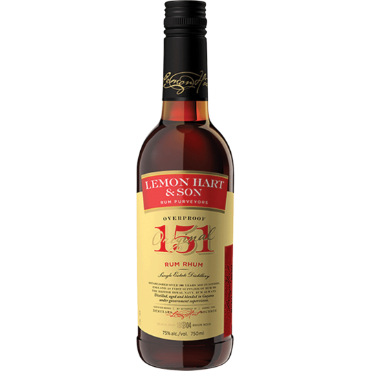 Lemon Hart 151 Proof Demerara Rum