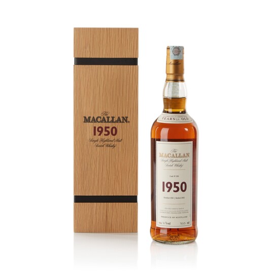 The Macallan Fine Rare 1950 Vintage Single Malt Scotch Whisky