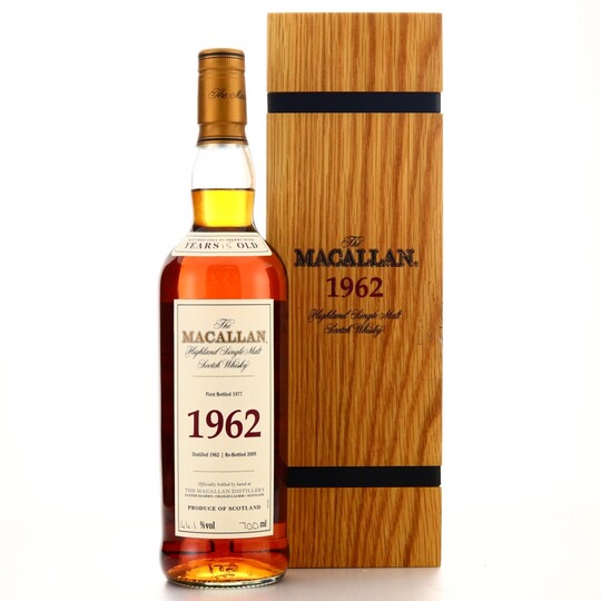 The Macallan Fine Rare 1962 Vintage Single Malt Scotch Whisky